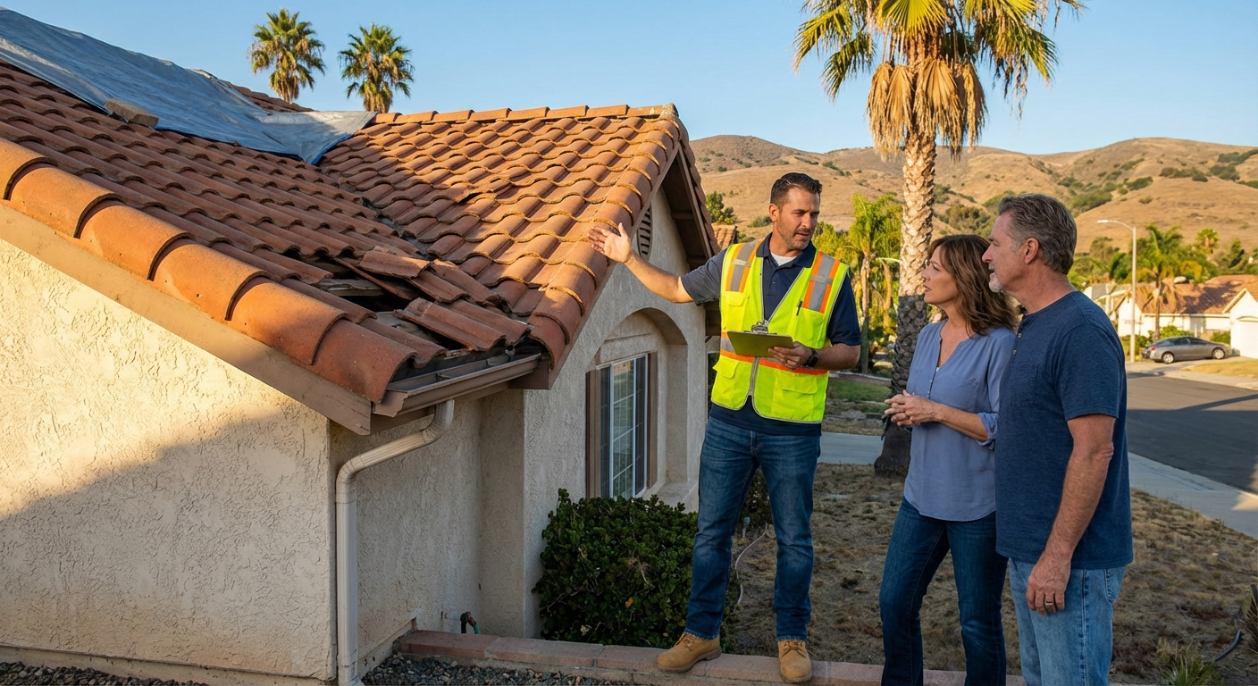 california home insurance roof damage claims - California insurance guide